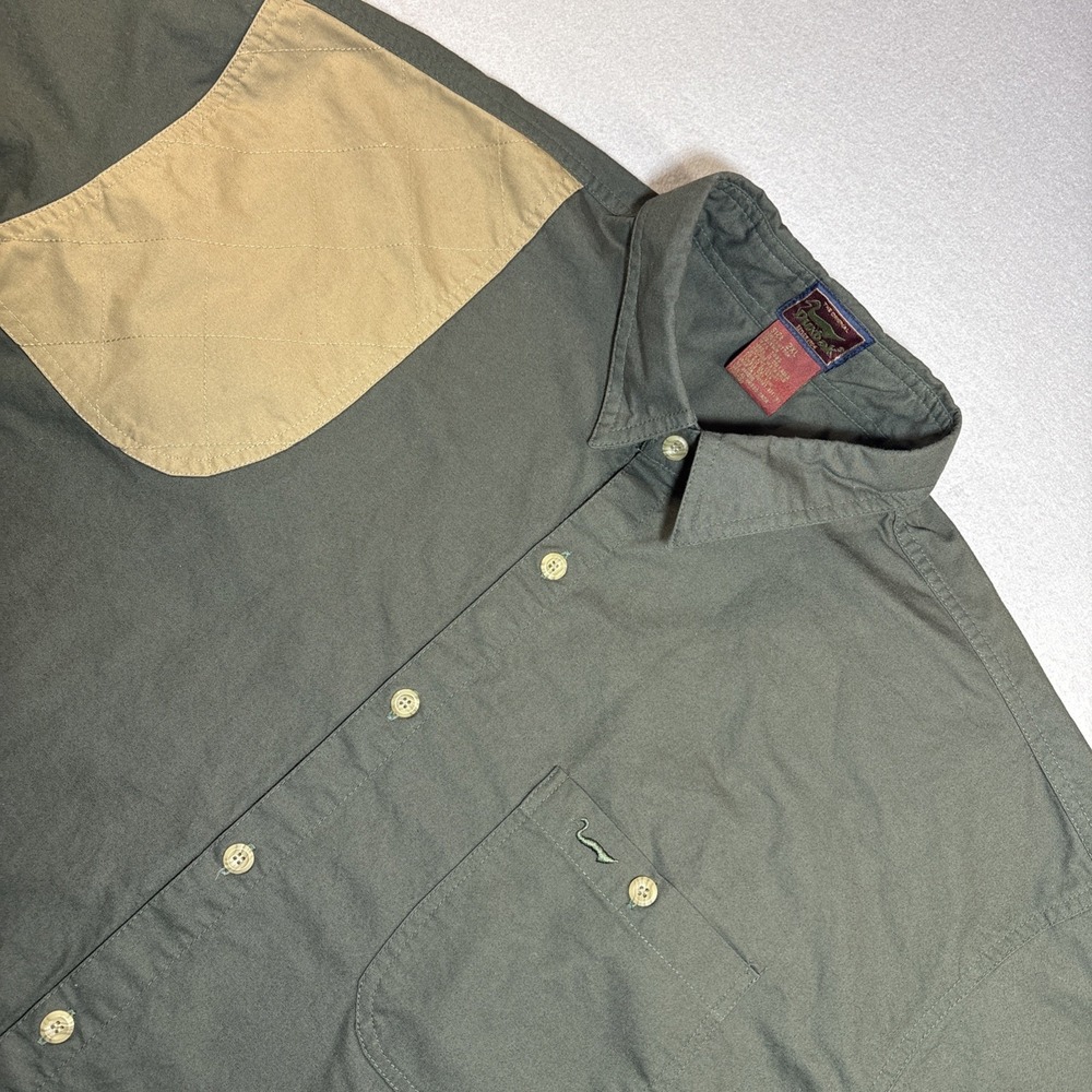 Vintage 90s Duxbak hunting shirt Size 2XL Green